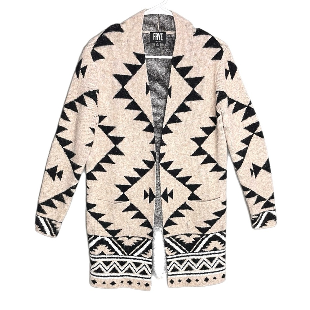 Frye Open Front Cardigan Sweater Women’s Size Small
